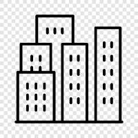 urban, metropolis, municipality, locality icon svg