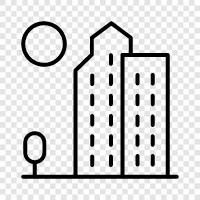 Urban, Architecture, Planning, Infrastructure icon svg