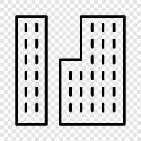 urban, city life, cityscape, skyline icon svg