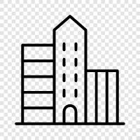 urban, metropolis, municipality, capital icon svg