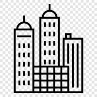 urban landscape, cityscape, urban planning, urban design icon svg