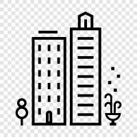 urban landscape, cityscape, urban design, urban planning icon svg