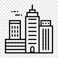 urban landscape, cityscape, urban environment, cityscape photography icon svg