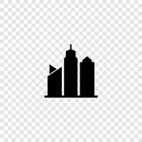 urban, architecture, landscape, history icon svg