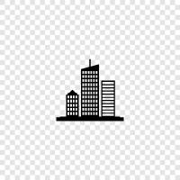 urban, place, locality, metropolis icon svg