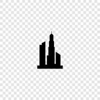 urban, architecture, landscape, cityscape icon svg