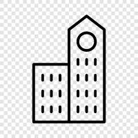 urban, cityscape, architecture, urban planning icon svg