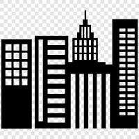 Urban, Architecture, History, Landmarks icon svg