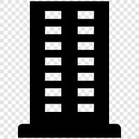 urban, municipality, cityscape, skyscrapers icon svg