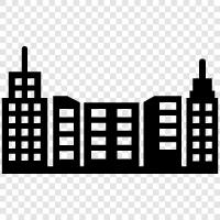 urban, metropolis, municipality, capital icon svg