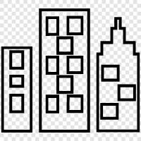 urban, architecture, planning, development icon svg