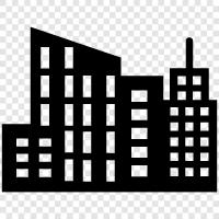 Urban, Architecture, Buildings, Urban Planning icon svg