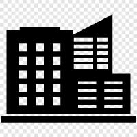 Urban, Neighborhoods, Buildings, Streets icon svg