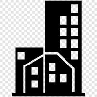 urban, city life, cityscape, skyline icon svg