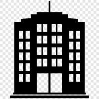 urban, metropolitan, community, district icon svg