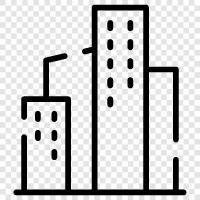 urban, city life, cityscape, cityscape photography icon svg