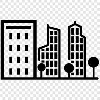 Urban, Architecture, Urban Planning, Urban Development icon svg