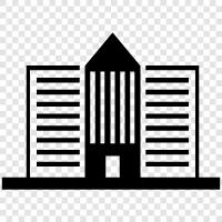 urban, metropolitan, downtown, neighborhoods icon svg