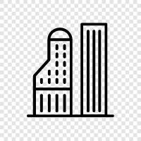 urban, metropolis, municipality, capital icon svg