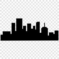 urban, metropolis, town, neighborhood icon svg