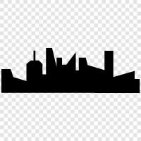 urban, metropolis, capital, downtown icon svg