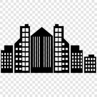 urban, metropolis, municipality, capital icon svg