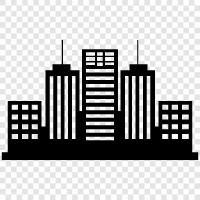 urban, living, architecture, planning icon svg