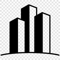 urban, metropolitan, cityscape, skyline icon svg