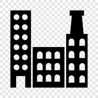 urban, population, density, economy icon svg