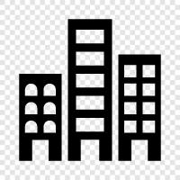 urban, metropolis, municipality, capital icon svg