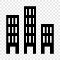 urban, metropolitan, urban sprawl, cityscape icon svg