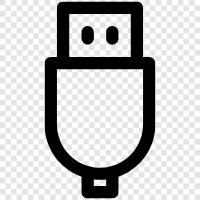 USB Cable, Charging Cable, Data Cable, Sync Cable icon svg