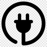 USB, şarjör, mikro USB Plug: küçük, ince ikon svg