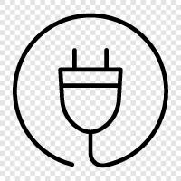 USB, charger, adapter, power icon svg