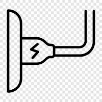 USB, Charging, Cable, Adapter Plug Значок svg