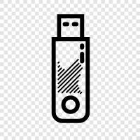 usb, флэшка, хранение, портативные данные Значок svg