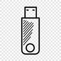 usb, flash drive, portable, memory icon svg