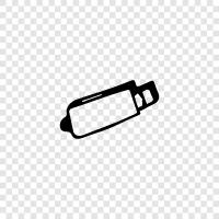 usb flash drive, usb storage, usb stick, usb memory stick icon svg