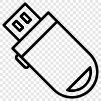 usb, memory, portable, thumbdrive icon svg