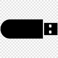 usb, flash drive, portable, memory stick icon svg