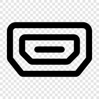 usb, port, device, connector icon svg