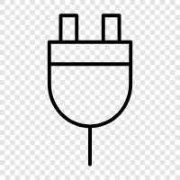 USB, Charger, Cable, Adapter Plug icon svg