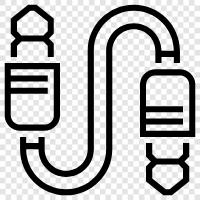 USB, Cable, Connector, Adapter icon svg