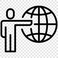 User Globe icon svg