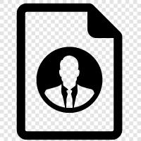 user information, user profile pictures, user bios, user interests icon svg