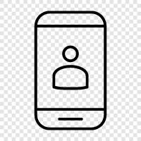 user phone, mobile phone, mobile phone user, user mobile icon svg