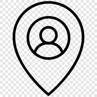 user tracking, user location history, user location data, user location history log icon svg