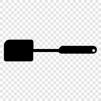 utensil, kitchen, cooking, scraping icon svg