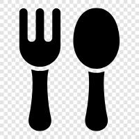 utensils, knives, forks, spoons icon svg