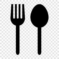 utensils, eating utensils, kitchen utensils, spoon and fork icon svg